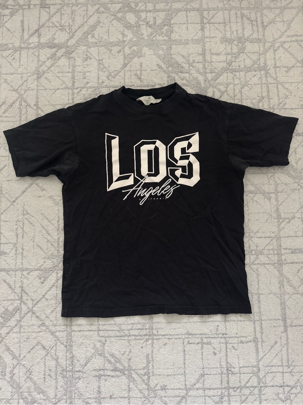 H&M Black 'LOS Angeles' Graphic Tee